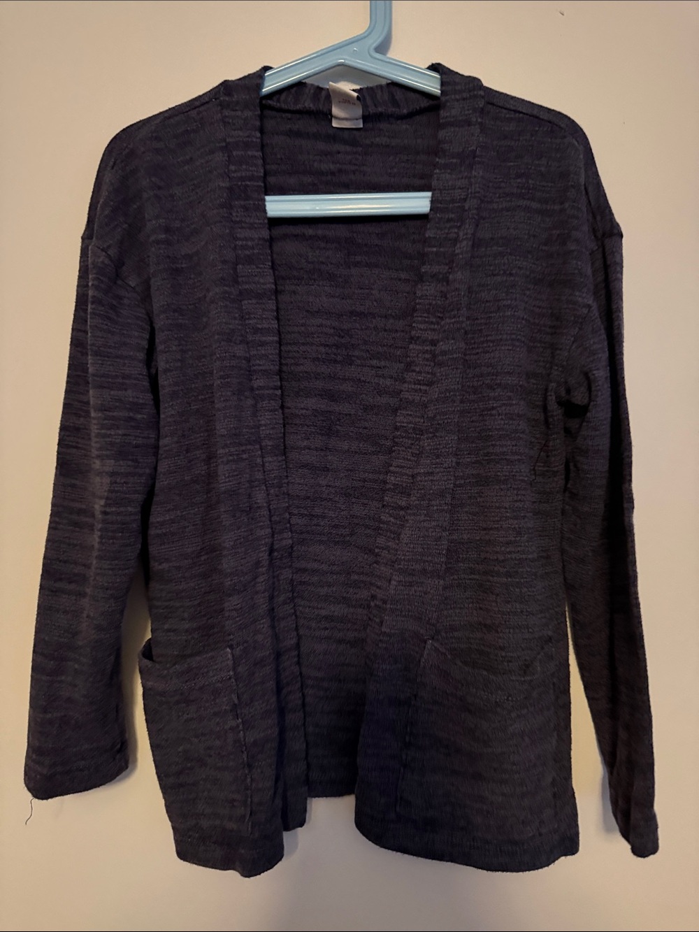 Old Navy Dark Gray Open-Front Kids Sweater
